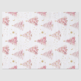 ピンクのクリスマスツリー 薄葉紙