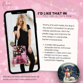 ピンクのクリスマストートバッグに入れてほしい トートバッグ