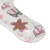 ピンクのクリスマスパターン カッティングボード (角)