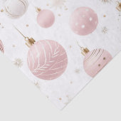 ピンクのクリスマスパターン 薄葉紙 (詳細)