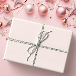 ピンクのクリスマスピンク ラッピングペーパー