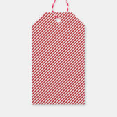 ピンクのクリスマスベイビーシャワーの感謝祭お礼の品 ギフトタグ (裏面)