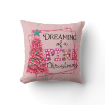 ピンクのクリスマスマーキーライトの夢を見ること