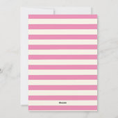 ピンクのクリスマスリボンの写真 シーズンカード (裏面)