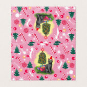 ピンクのクリスマス猫 (外部フラット)