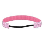 ピンクのクリスマス アスレチックヘッドバンド (裏面)