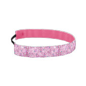 ピンクのクリスマス アスレチックヘッドバンド (左)