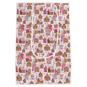 ピンクのクリスマス ギフトバッグ – ユニークなホリデー ラッピング (裏面)