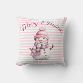 ピンクのクリスマス クッション