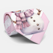 ピンクのクリスマス ネクタイ (ロール)