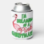 ピンクのクリスマス 缶クーラー (缶裏面)
