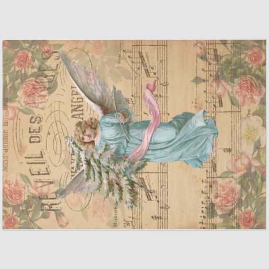 ピンクのクリスマス 薄葉紙 (正面)