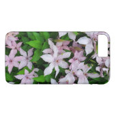 ピンクのクレマチス 花柄 スマホケース Case-Mate iPhoneケース (裏面(横))