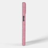 ピンクのクロコダイルレザーの美学 Case-Mate iPhoneケース (裏面 / 右)