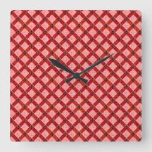 ピンクのクロスタータンチェックの格子柄と軽い粗いレリーフ、 浮き彫りのTh