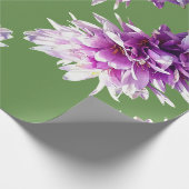 ピンクのクロッカスの花 ラッピングペーパー (角)