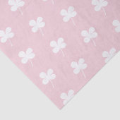 ピンクのクローバー 薄葉紙 (詳細)