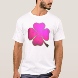 ピンクのクローバー Tシャツ