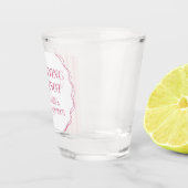 ピンクのクート バースデー パーティー 飾り ショットグラス (右)