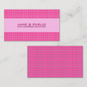 ピンクのグモダンリッド 名刺 (正面/裏面)