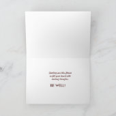 ピンクのグラジオラカードを取得 カード (内部)