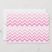 ピンクのグラデーションなカップケーキの誕生日の招待の招待状 招待状 (裏面)