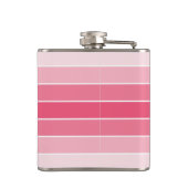 ピンクのグラデーションなモノグラム フラスク (裏面)