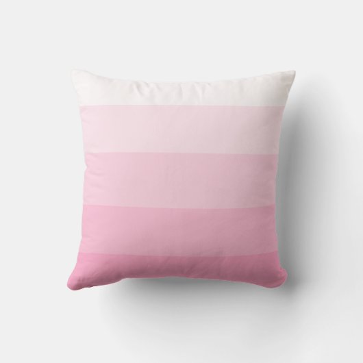 ピンクのグラデーションな枕 クッション (裏面)
