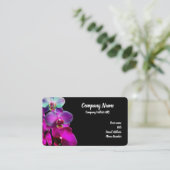 ピンクのグラデーションな蘭の標準的な名刺 名刺 (スタンド正面)