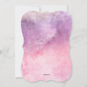 ピンクのグラデーション招待状 招待状 (裏面)