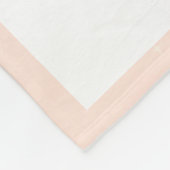 ピンクのグラデーション4フォトコラージュの単語の知恵 フリースブランケット (角)