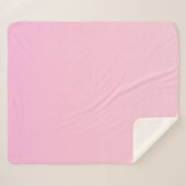 ピンクのグラデーション シェルパブランケット (正面(横))