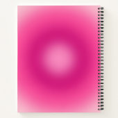 ピンクのグラデーション ノートブック (裏面)