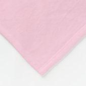 ピンクのグラデーション フリースブランケット (角)