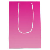 ピンクのグラデーション ミディアムペーパーバッグ (裏面)