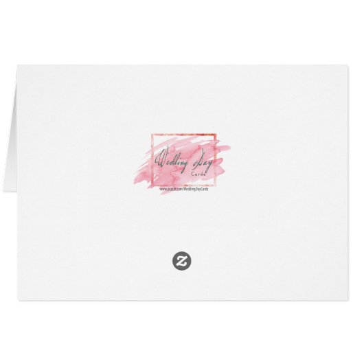 ピンクのグラデーション-彼女の婚礼の日の私の姉妹への… (裏面横)