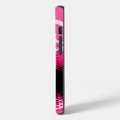 ピンクのグラフィックアニマルプリントiphoneケース Case-Mate iPhoneケース (裏面 / 左)