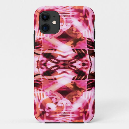 ピンクのグラフィティパターン Case-Mate iPhoneケース (裏面)