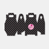 ピンクのグラマラスなクリスマス フェイバーボックス (折り畳みなし)