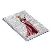 ピンクのグラマーキツネ ノートブック (右側)