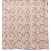 ピンクのグラムヒョウ柄 シャワーカーテン (正面)