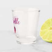 ピンクのグラムリップ ショットグラス (右)