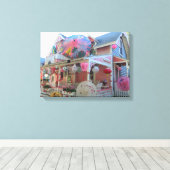 ピンクのグランドイルミネーション – Martha's Vineyard キャンバスプリント (インサイチュ (ウッドフロア))