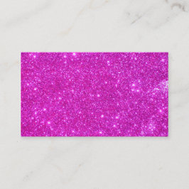 ピンクのグリッターのきらめく名刺 名刺