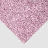 ピンクのグリッターシークンデコレーションクリスマス 薄葉紙 (詳細)