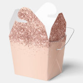 ピンクのグリッター独自の特典ボックスを作成 フェイバーボックス (オープン)