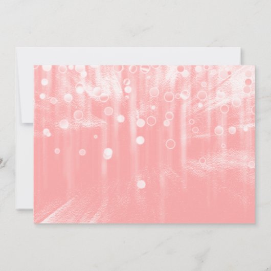 ピンクのグリッター私の花嫁のメイドになる? 招待状 (裏面)