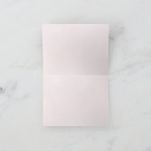 ピンクのグリッター紙吹雪私の花嫁のメイド？ 招待状 (内部)