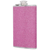 ピンクのグリッター、輝き、グリッター背景 フラスク (左)