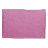 ピンクのグリッター、輝き、グリッター背景 枕カバー (裏面)